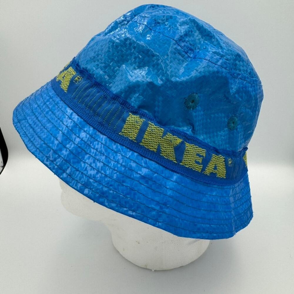 IKEA FRAKTA Recycled Blue Bucket Hat Streetwear Style One Size OSFM Ltd Ed